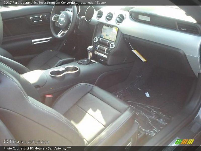 Magnetic / Ebony 2017 Ford Mustang EcoBoost Premium Convertible
