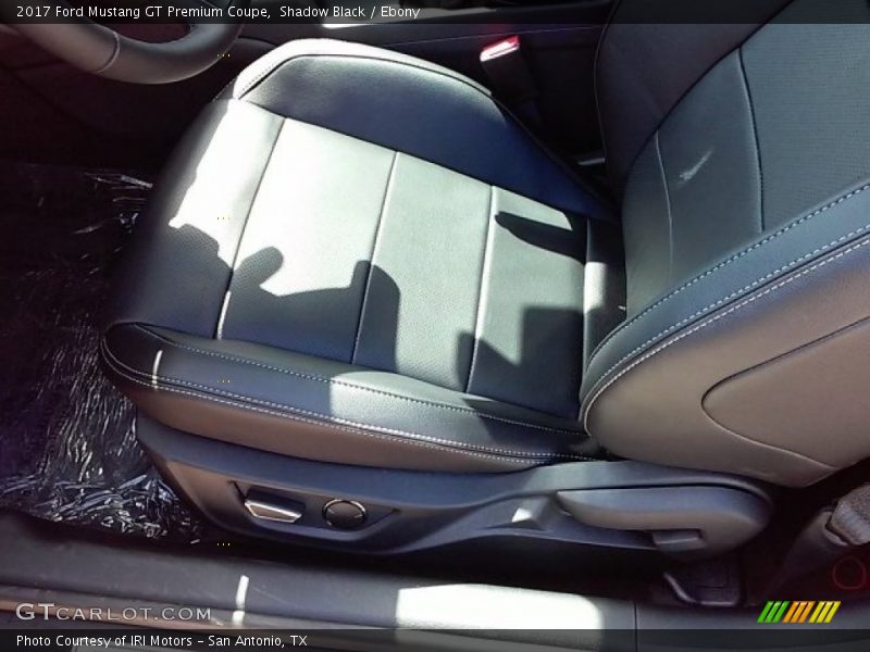 Front Seat of 2017 Mustang GT Premium Coupe