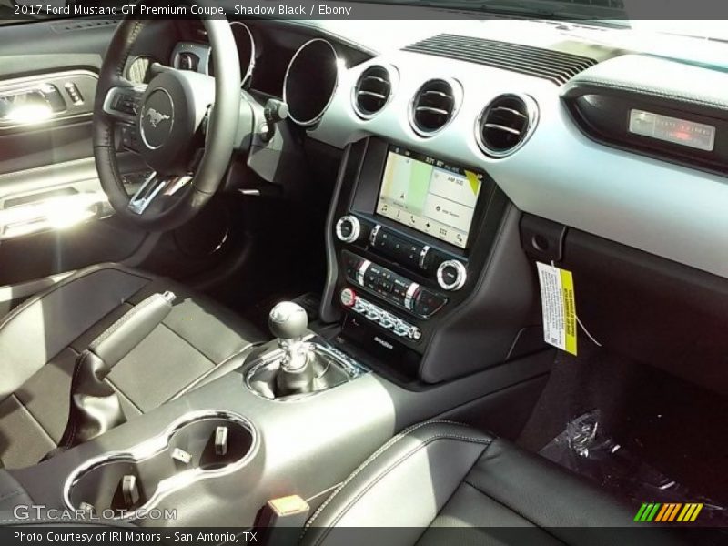  2017 Mustang GT Premium Coupe Ebony Interior