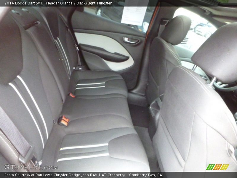 Header Orange / Black/Light Tungsten 2014 Dodge Dart SXT