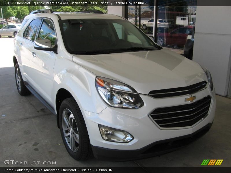 Iridescent Pearl Tricoat / Saddle Up/Jet Black 2017 Chevrolet Equinox Premier AWD