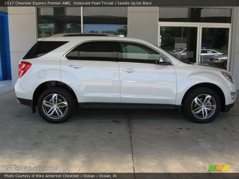 Iridescent Pearl Tricoat / Saddle Up/Jet Black 2017 Chevrolet Equinox Premier AWD