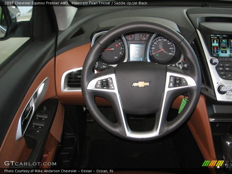 Iridescent Pearl Tricoat / Saddle Up/Jet Black 2017 Chevrolet Equinox Premier AWD