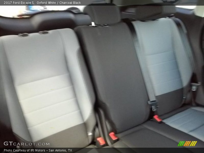 Oxford White / Charcoal Black 2017 Ford Escape S