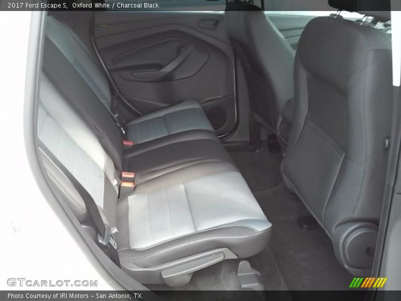Oxford White / Charcoal Black 2017 Ford Escape S