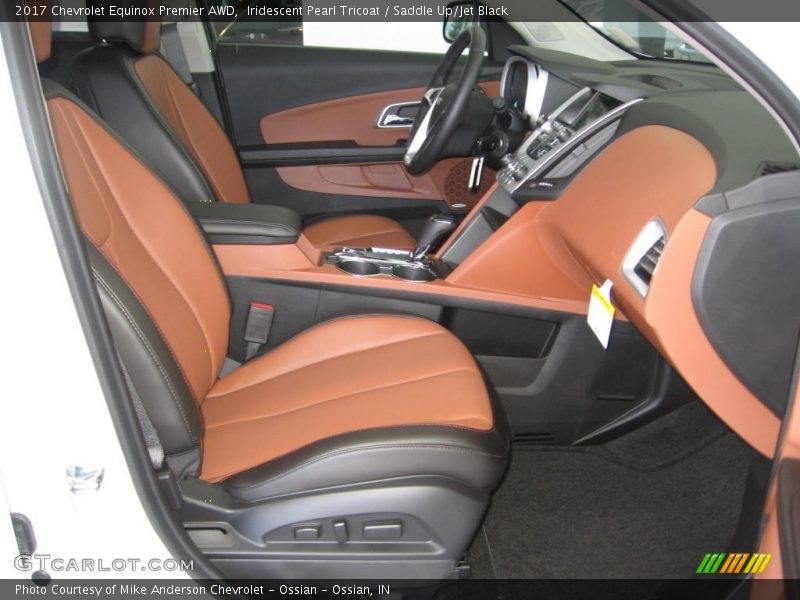 Iridescent Pearl Tricoat / Saddle Up/Jet Black 2017 Chevrolet Equinox Premier AWD