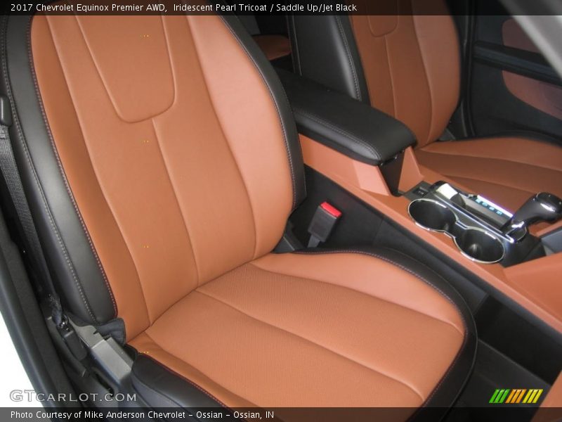 Iridescent Pearl Tricoat / Saddle Up/Jet Black 2017 Chevrolet Equinox Premier AWD