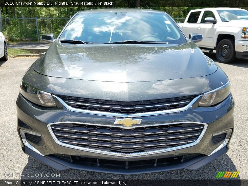 Nightfall Gray Metallic / Jet Black 2016 Chevrolet Malibu LT