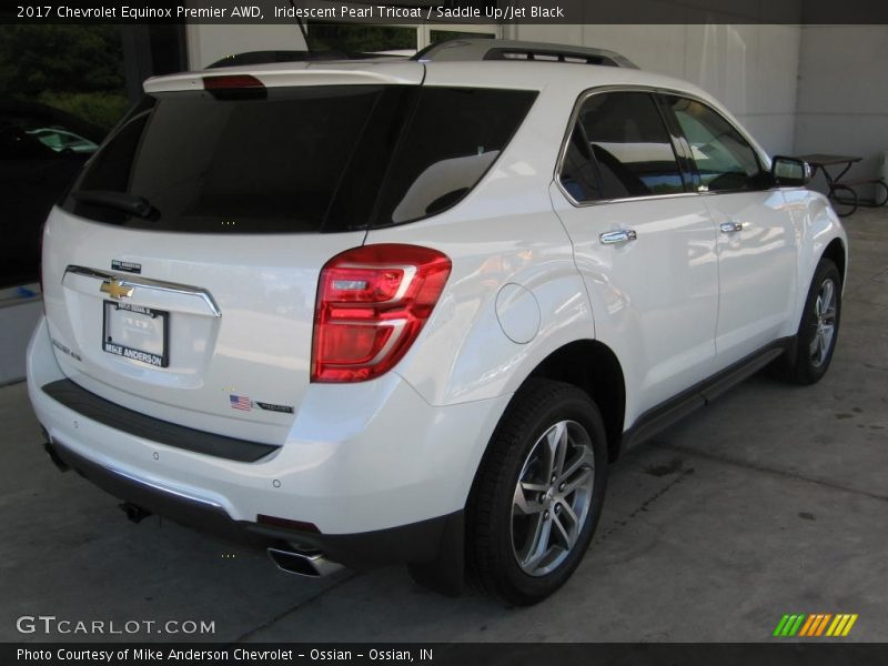Iridescent Pearl Tricoat / Saddle Up/Jet Black 2017 Chevrolet Equinox Premier AWD