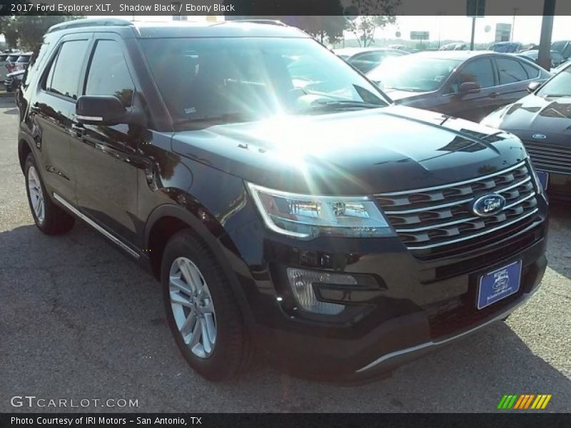 Shadow Black / Ebony Black 2017 Ford Explorer XLT