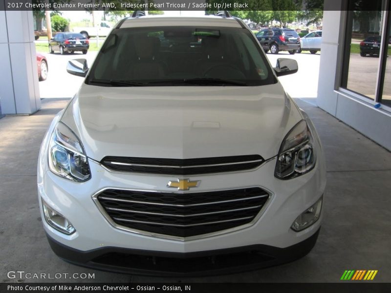 Iridescent Pearl Tricoat / Saddle Up/Jet Black 2017 Chevrolet Equinox Premier AWD