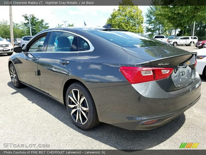 Nightfall Gray Metallic / Jet Black 2016 Chevrolet Malibu LT
