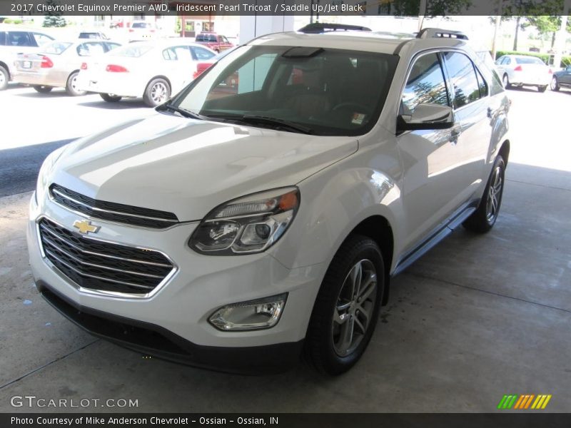 Iridescent Pearl Tricoat / Saddle Up/Jet Black 2017 Chevrolet Equinox Premier AWD