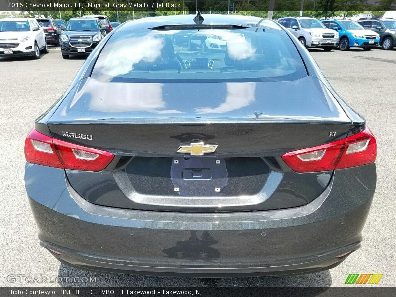 Nightfall Gray Metallic / Jet Black 2016 Chevrolet Malibu LT