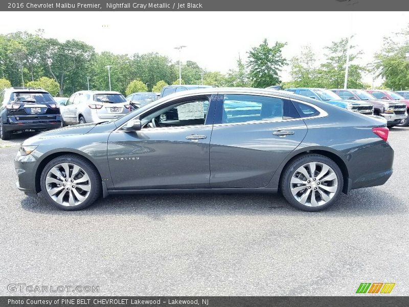 Nightfall Gray Metallic / Jet Black 2016 Chevrolet Malibu Premier