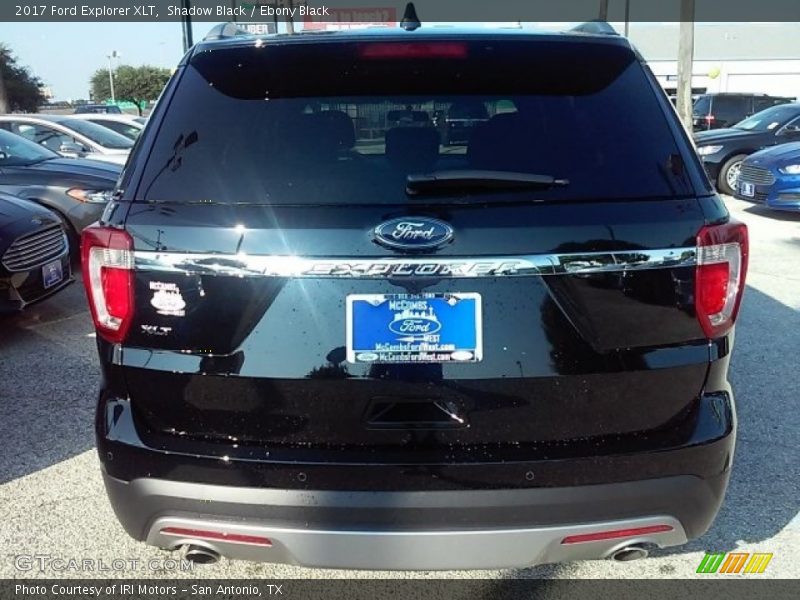 Shadow Black / Ebony Black 2017 Ford Explorer XLT