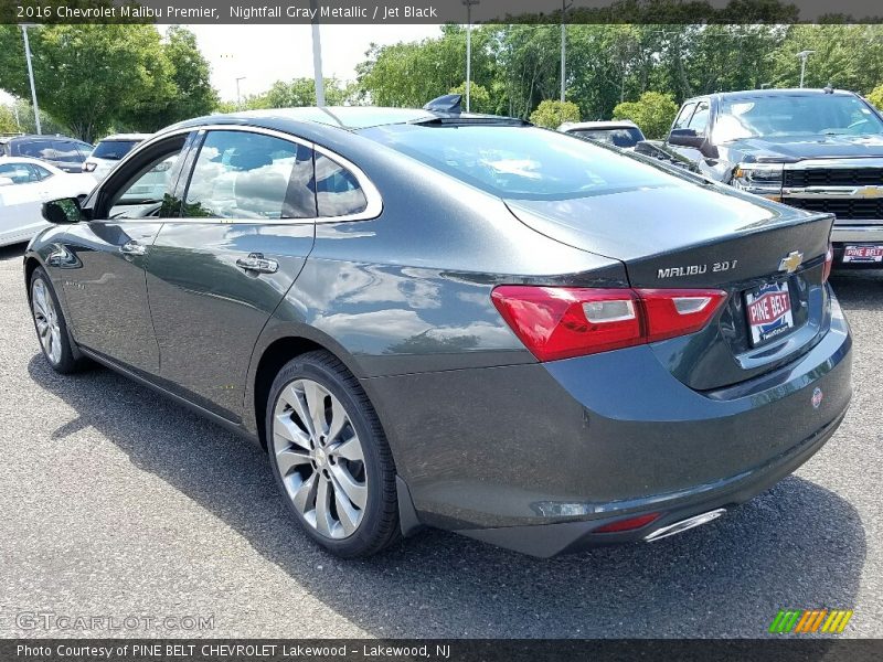 Nightfall Gray Metallic / Jet Black 2016 Chevrolet Malibu Premier