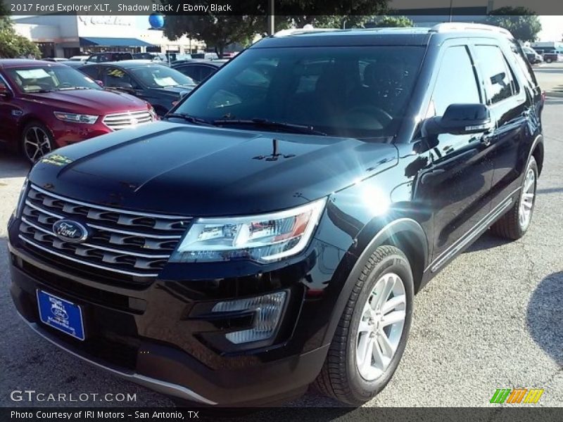 Shadow Black / Ebony Black 2017 Ford Explorer XLT