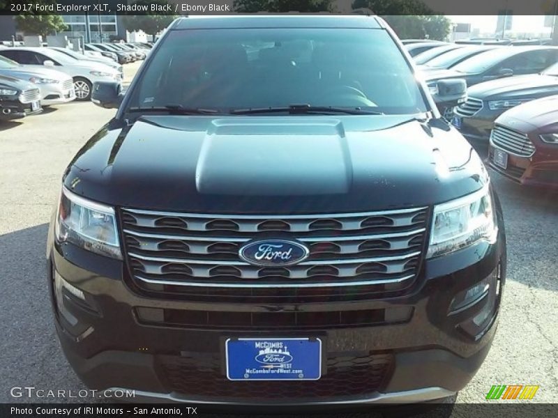 Shadow Black / Ebony Black 2017 Ford Explorer XLT