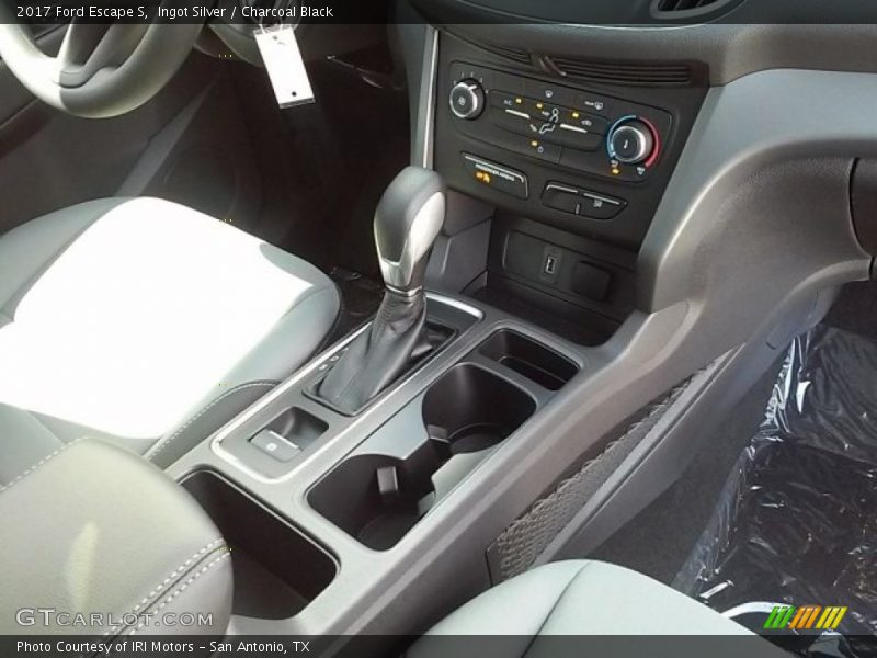 Ingot Silver / Charcoal Black 2017 Ford Escape S