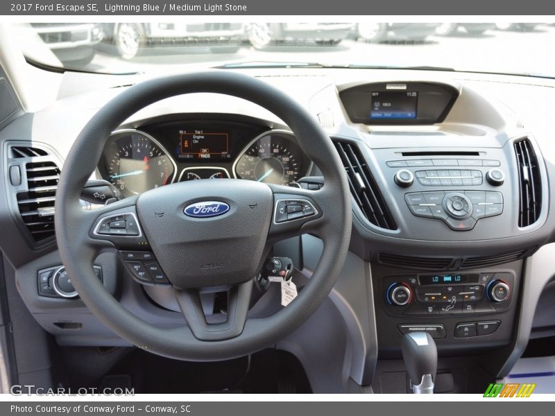 Lightning Blue / Medium Light Stone 2017 Ford Escape SE