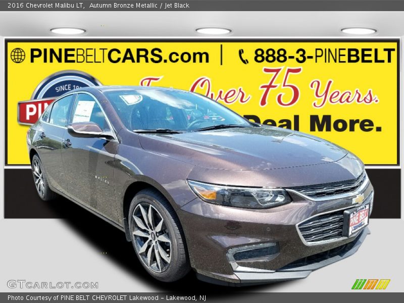 Autumn Bronze Metallic / Jet Black 2016 Chevrolet Malibu LT