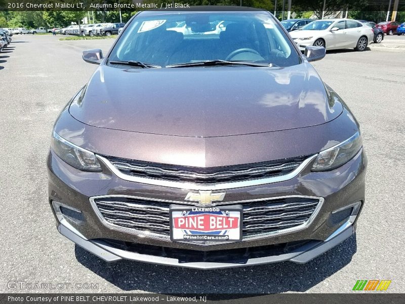 Autumn Bronze Metallic / Jet Black 2016 Chevrolet Malibu LT