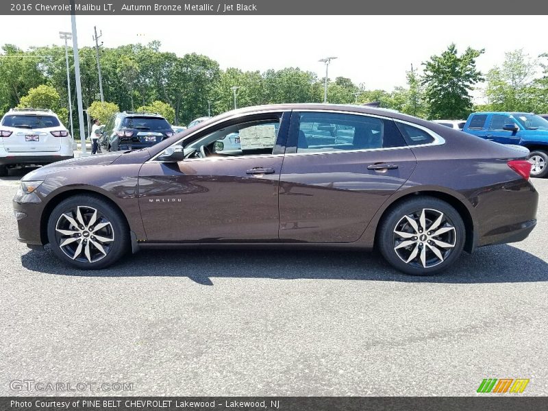 Autumn Bronze Metallic / Jet Black 2016 Chevrolet Malibu LT