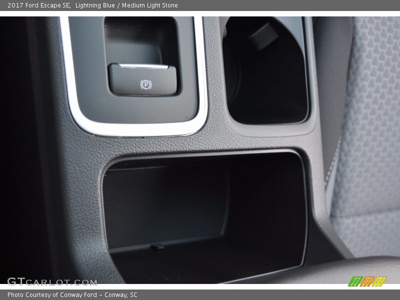 Lightning Blue / Medium Light Stone 2017 Ford Escape SE