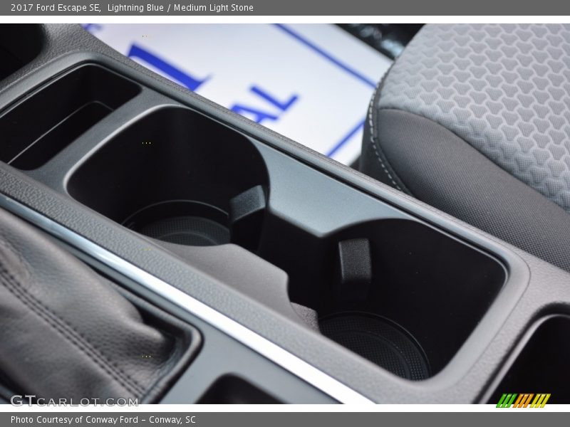 Lightning Blue / Medium Light Stone 2017 Ford Escape SE