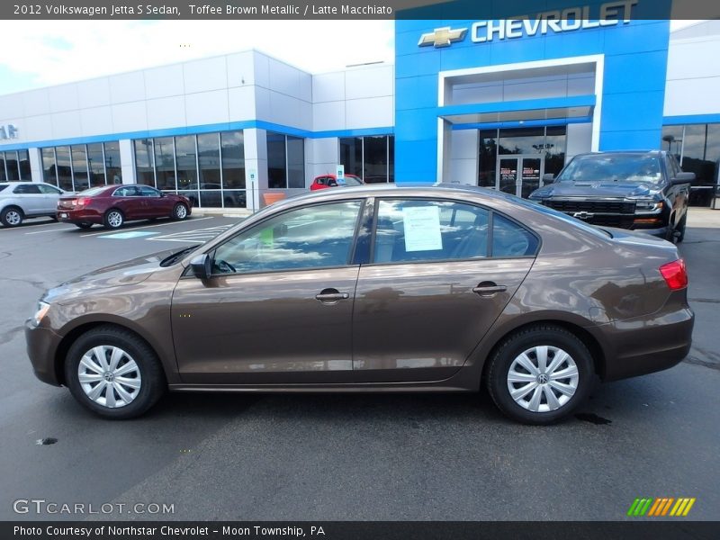 Toffee Brown Metallic / Latte Macchiato 2012 Volkswagen Jetta S Sedan