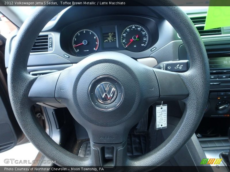 Toffee Brown Metallic / Latte Macchiato 2012 Volkswagen Jetta S Sedan