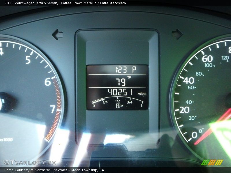 Toffee Brown Metallic / Latte Macchiato 2012 Volkswagen Jetta S Sedan