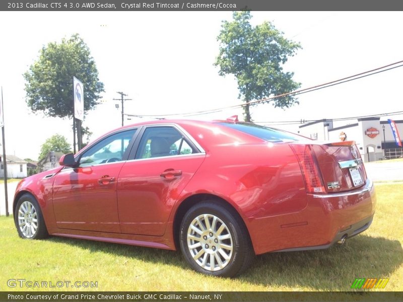 Crystal Red Tintcoat / Cashmere/Cocoa 2013 Cadillac CTS 4 3.0 AWD Sedan