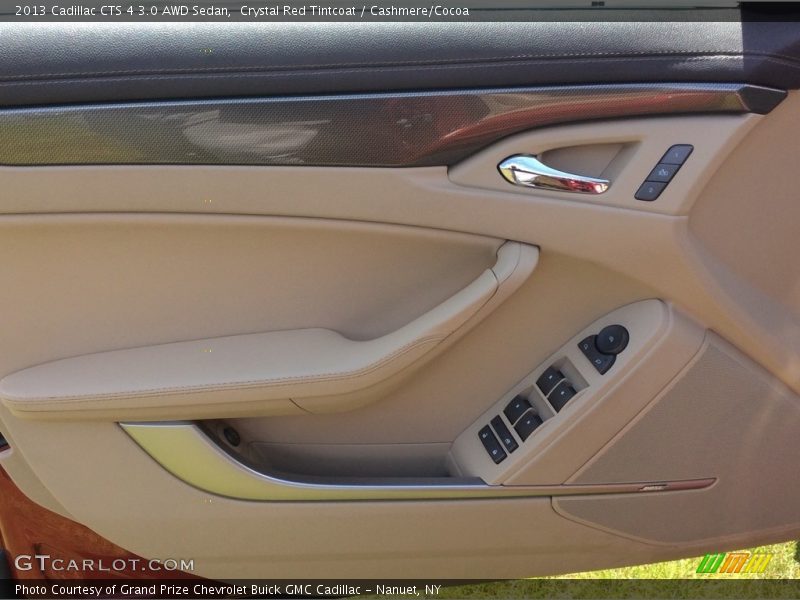 Crystal Red Tintcoat / Cashmere/Cocoa 2013 Cadillac CTS 4 3.0 AWD Sedan
