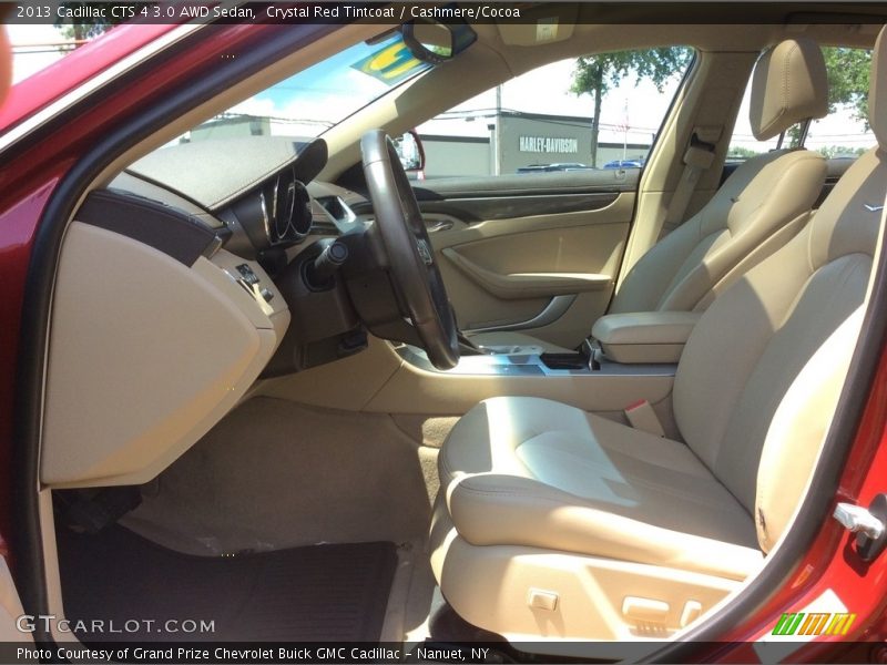 Crystal Red Tintcoat / Cashmere/Cocoa 2013 Cadillac CTS 4 3.0 AWD Sedan