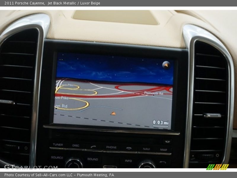 Jet Black Metallic / Luxor Beige 2011 Porsche Cayenne