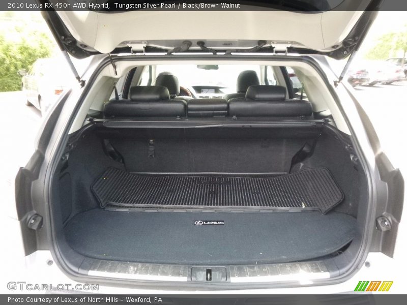 Tungsten Silver Pearl / Black/Brown Walnut 2010 Lexus RX 450h AWD Hybrid