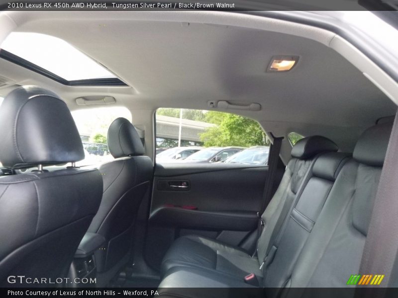 Tungsten Silver Pearl / Black/Brown Walnut 2010 Lexus RX 450h AWD Hybrid