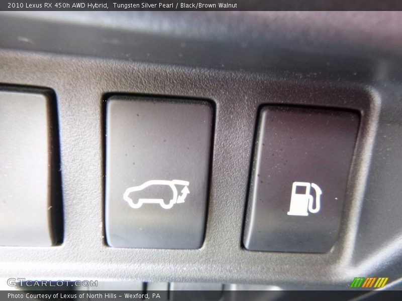 Tungsten Silver Pearl / Black/Brown Walnut 2010 Lexus RX 450h AWD Hybrid