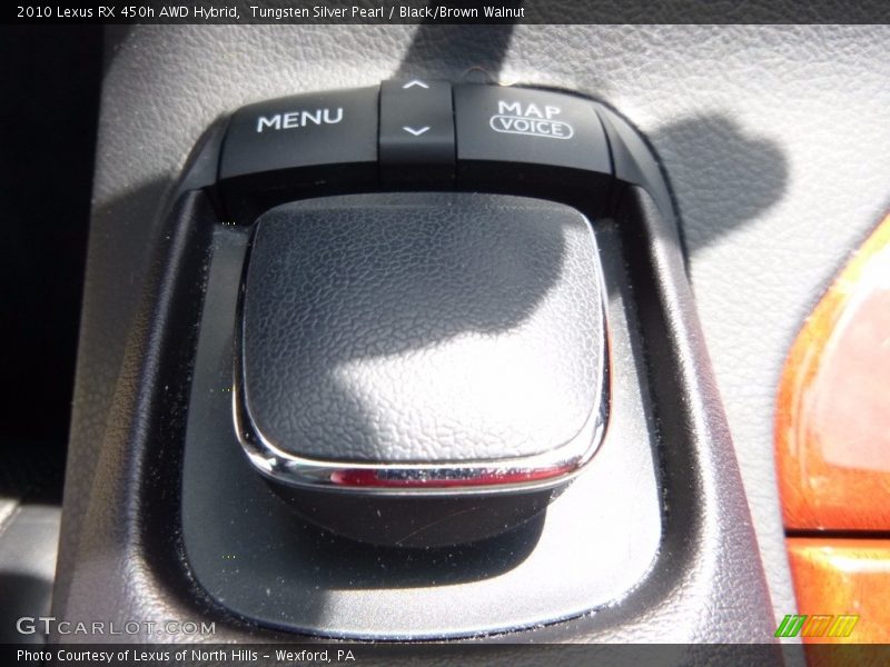 Tungsten Silver Pearl / Black/Brown Walnut 2010 Lexus RX 450h AWD Hybrid