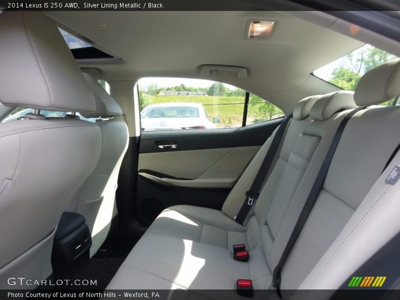 Silver Lining Metallic / Black 2014 Lexus IS 250 AWD