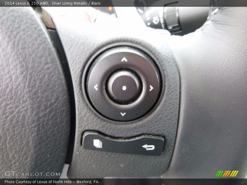 Silver Lining Metallic / Black 2014 Lexus IS 250 AWD