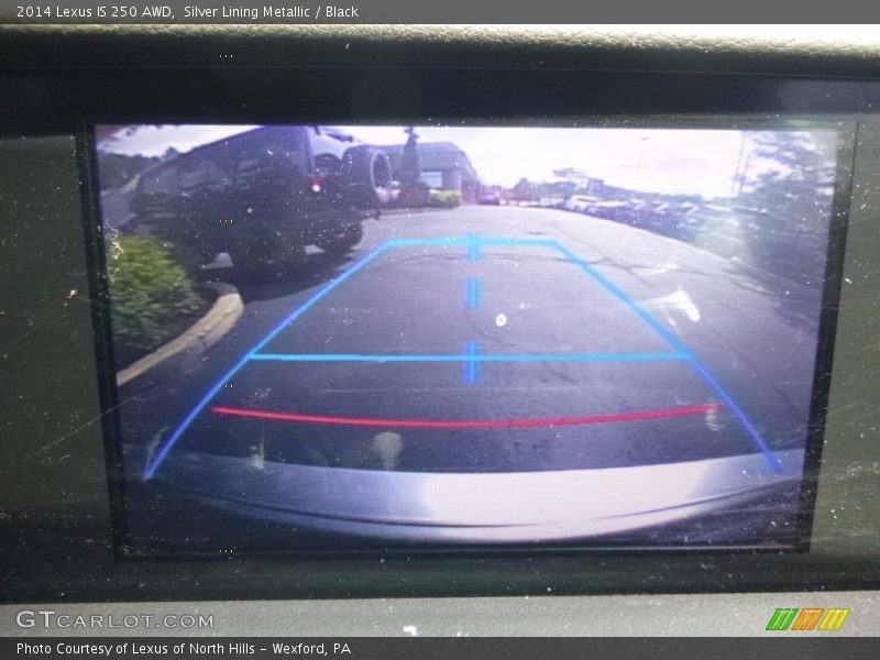 Silver Lining Metallic / Black 2014 Lexus IS 250 AWD