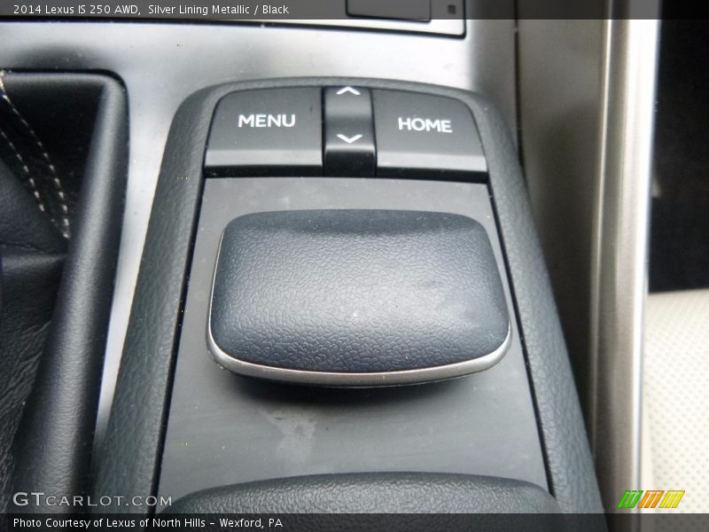 Silver Lining Metallic / Black 2014 Lexus IS 250 AWD