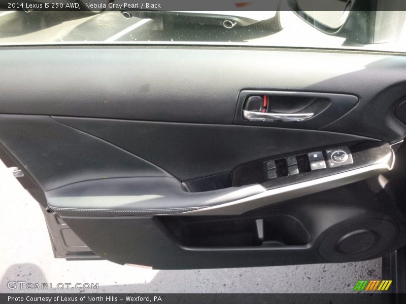 Nebula Gray Pearl / Black 2014 Lexus IS 250 AWD