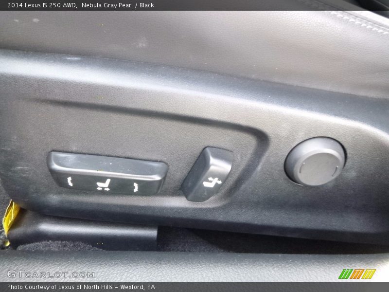 Nebula Gray Pearl / Black 2014 Lexus IS 250 AWD