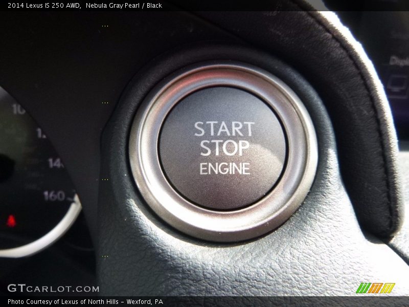 Nebula Gray Pearl / Black 2014 Lexus IS 250 AWD