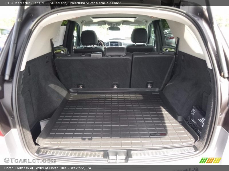 Paladium Silver Metallic / Black 2014 Mercedes-Benz ML 350 4Matic