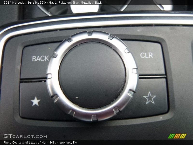 Paladium Silver Metallic / Black 2014 Mercedes-Benz ML 350 4Matic